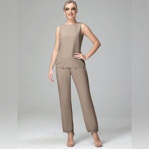 Bridess Two Piece Dressy Pantsuit